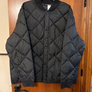 New Calvin Klein Men's Black Diamond Quilted Jacket